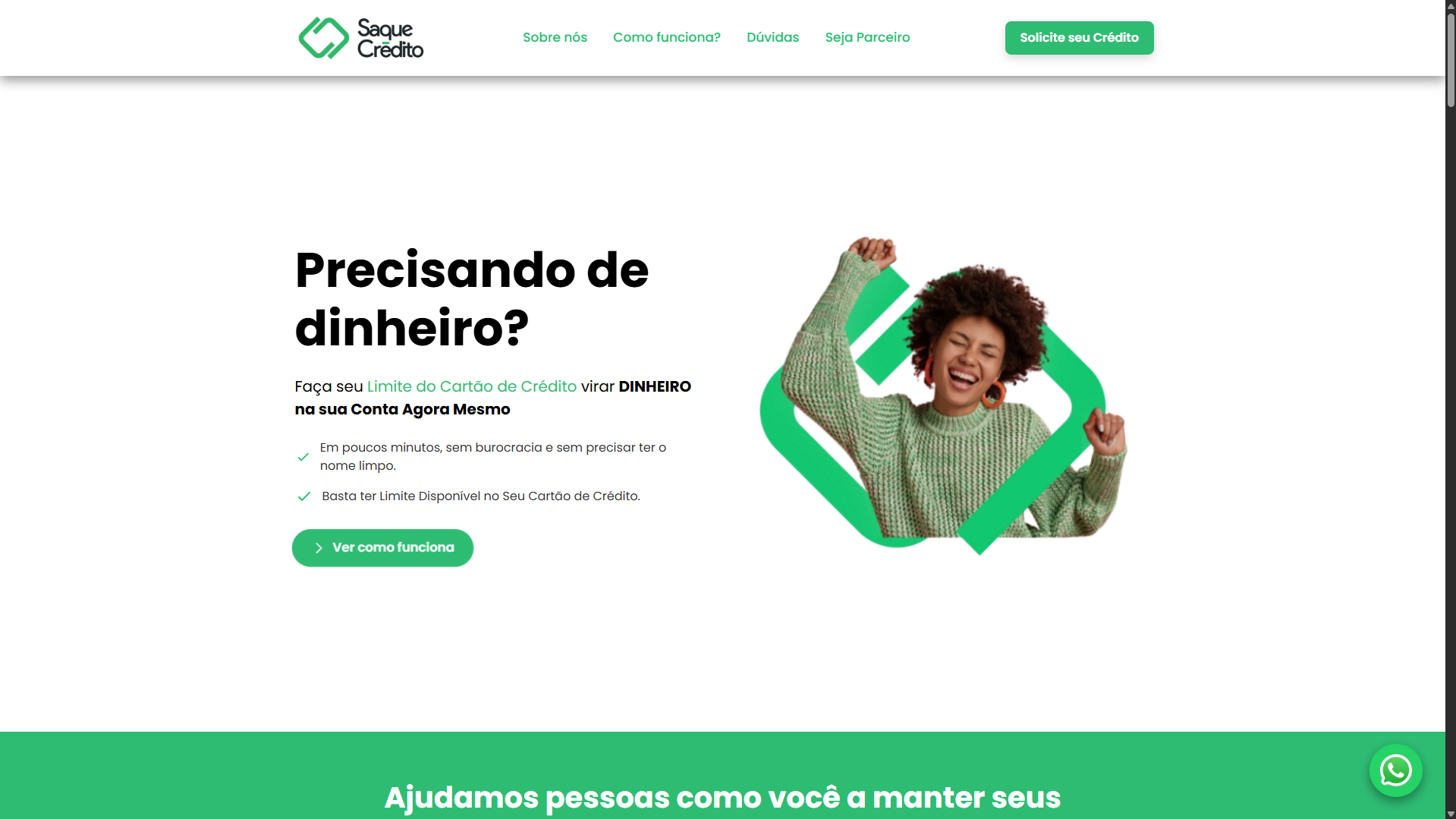 Logo do Saque Crédito