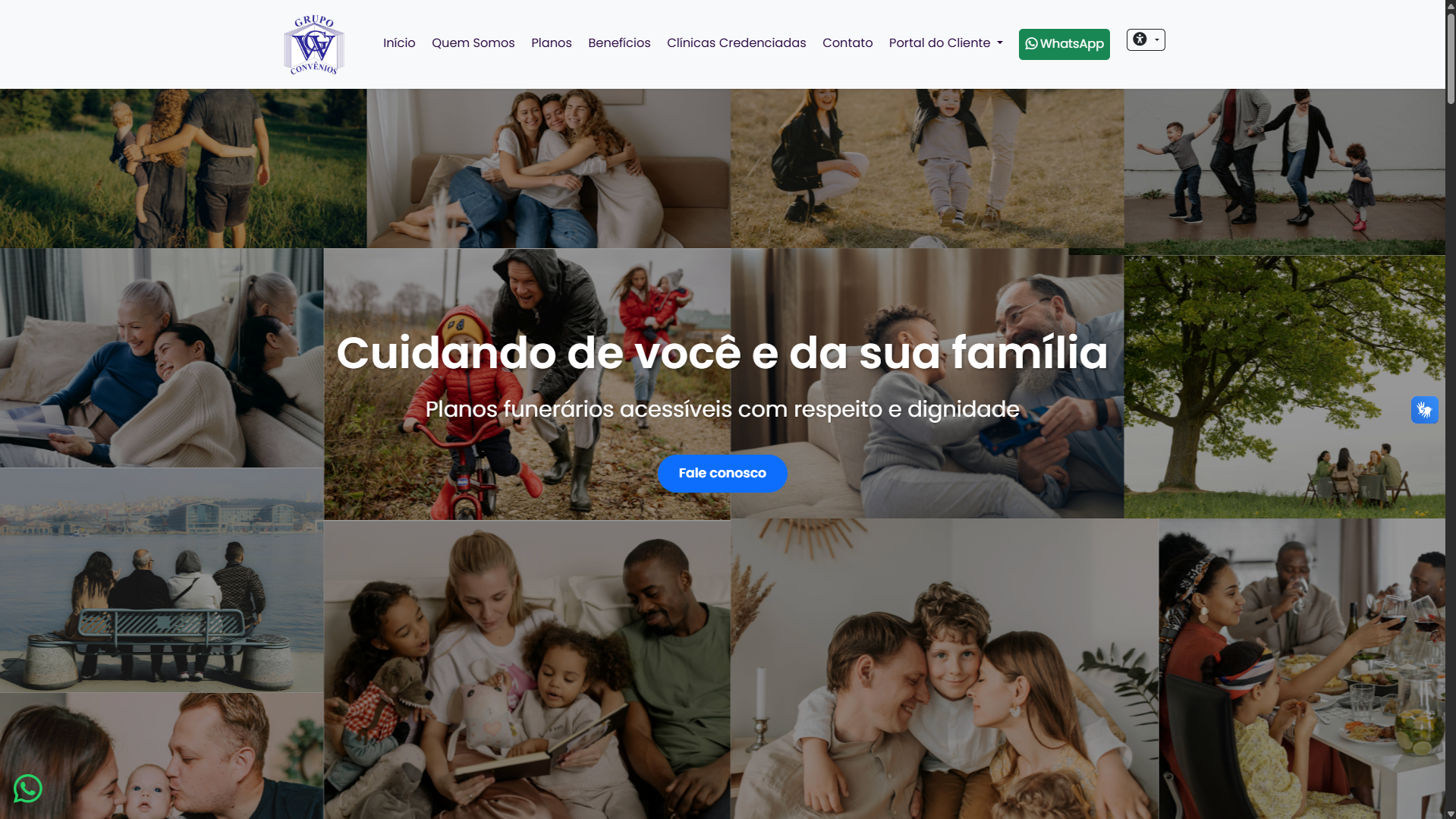 Logo do site WG Convênios